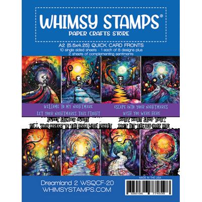 Whimsy Stamps Quick Card Fronts - Dreamland 2